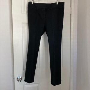 LOFT ANN TAYLOR - MARISA ANKLE BLACK PANTS | SIZE 10